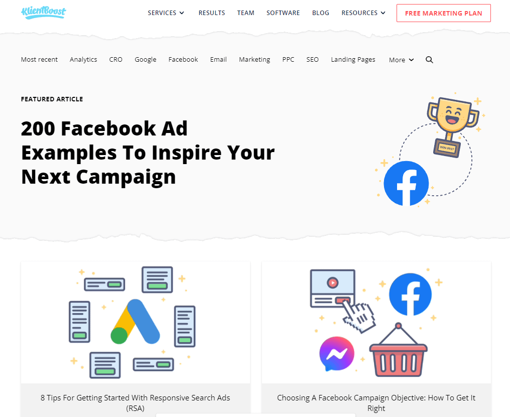 best ppc blog - klientboost