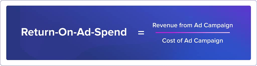 how to calculate return on ad spend ROAS