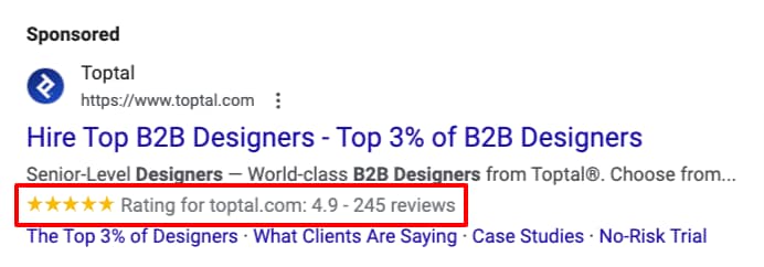 review extension google ads