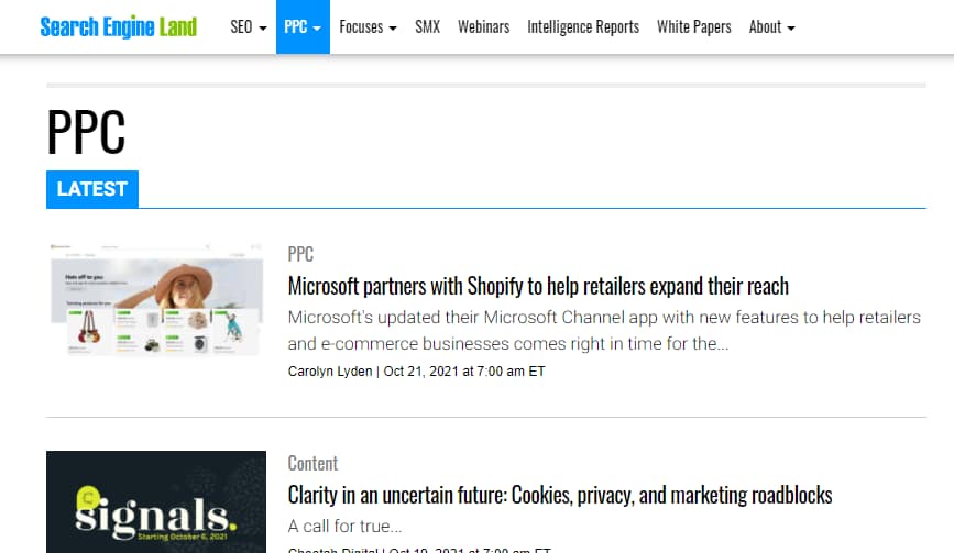 best ppc blog - search engine land