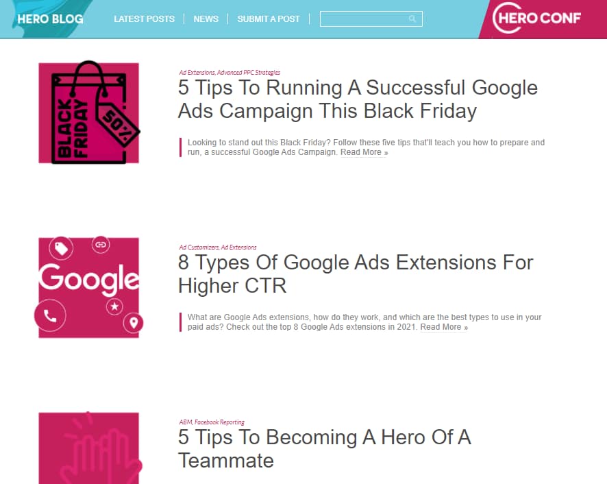 best ppc blog - ppc hero