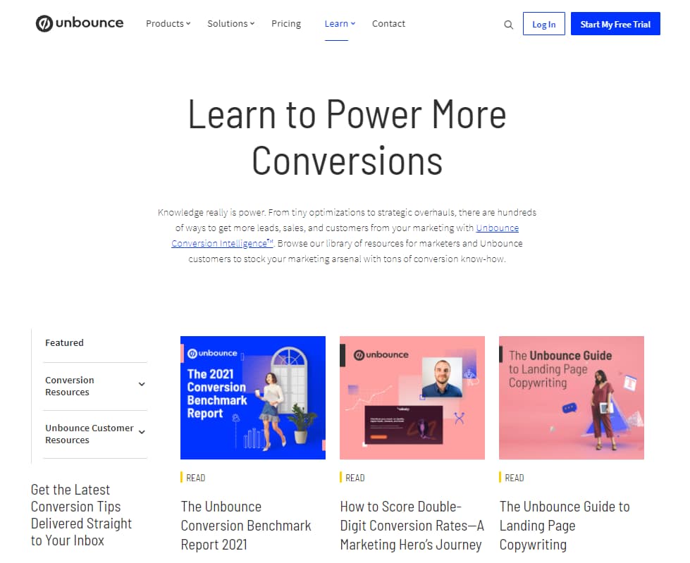 best ppc blog - unbounce