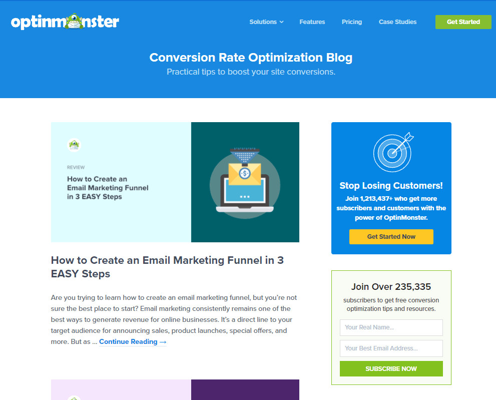 best ppc blog - optinmonster