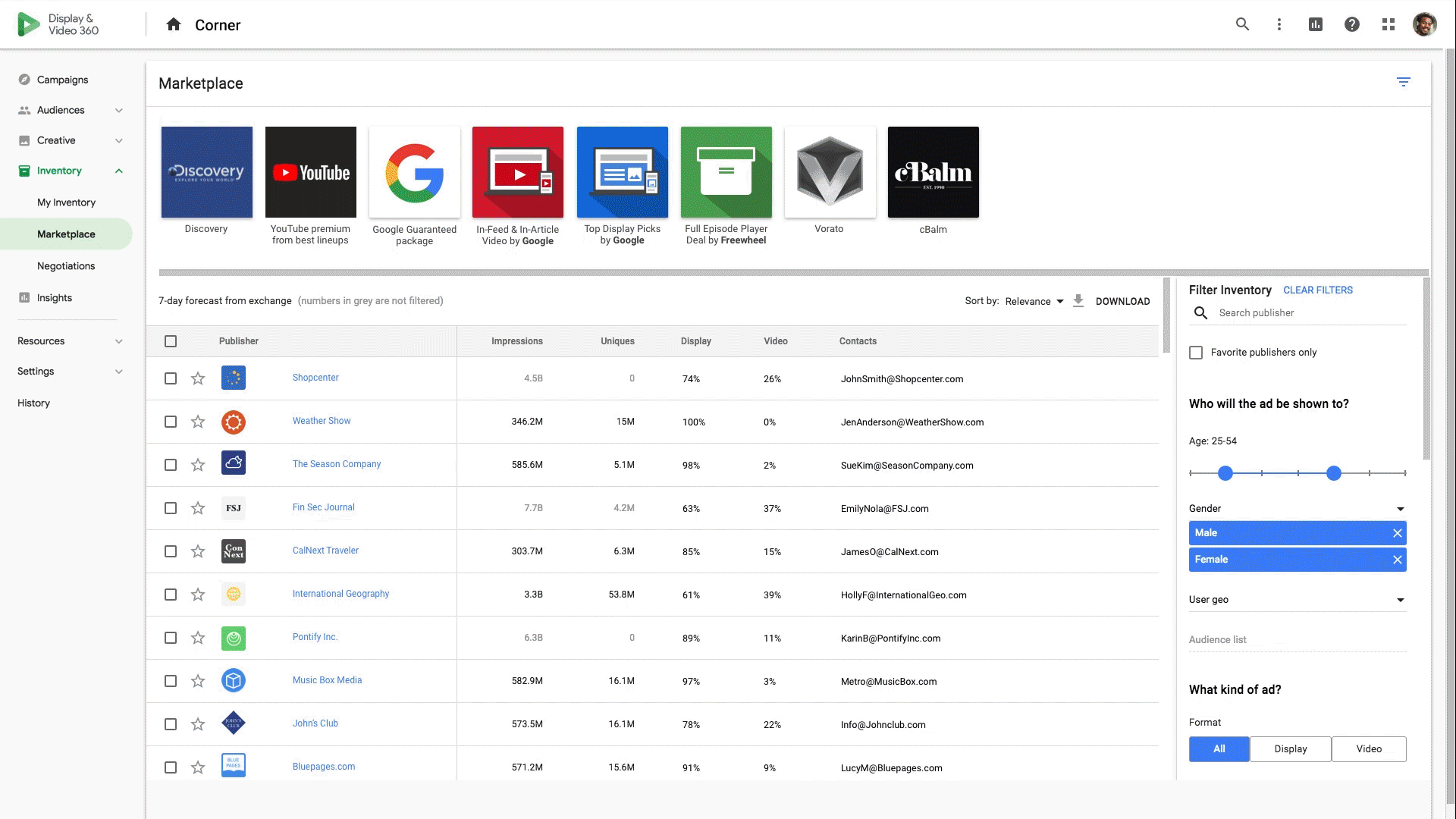 Google DV360