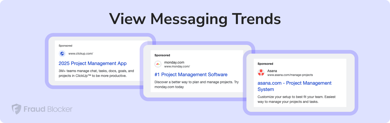 google ads transparency center - messaging trends