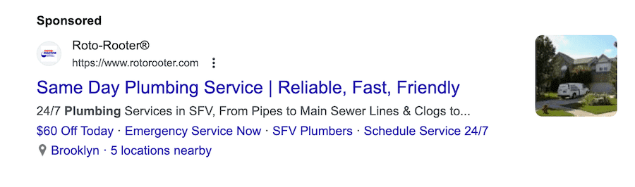 google ads example of ad extension example ad extensions