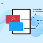 Click Fraud Example: "DrainerBot" Placed Hidden Video Ads