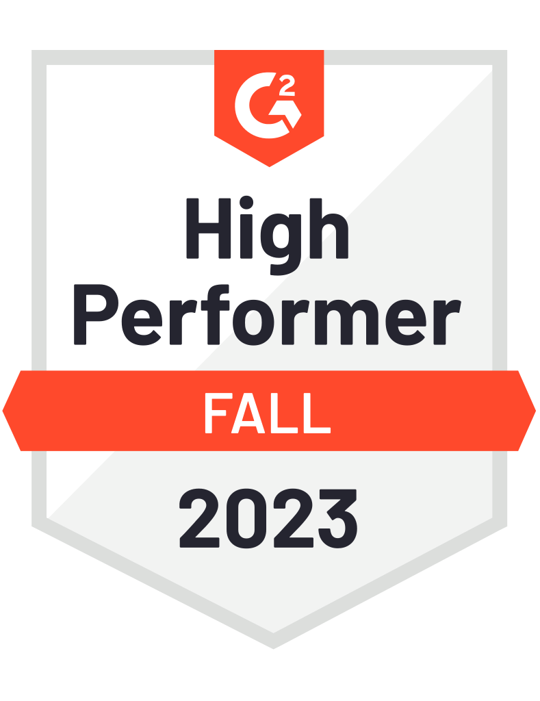 G2 award higher performer