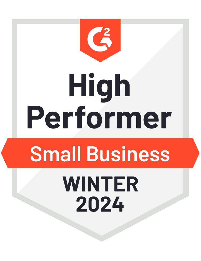 g2 award high performer small business winter 2024