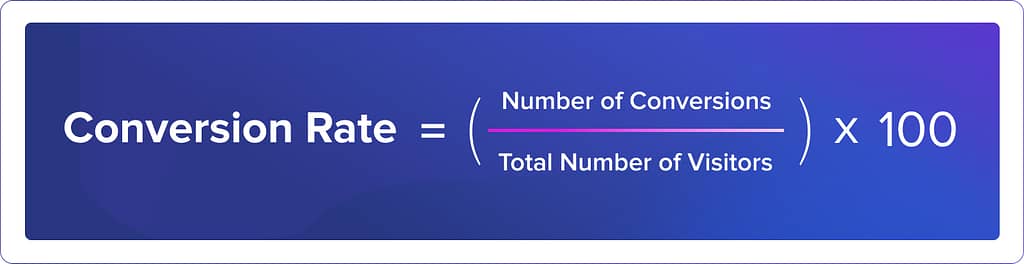 how to calculate conversion rate