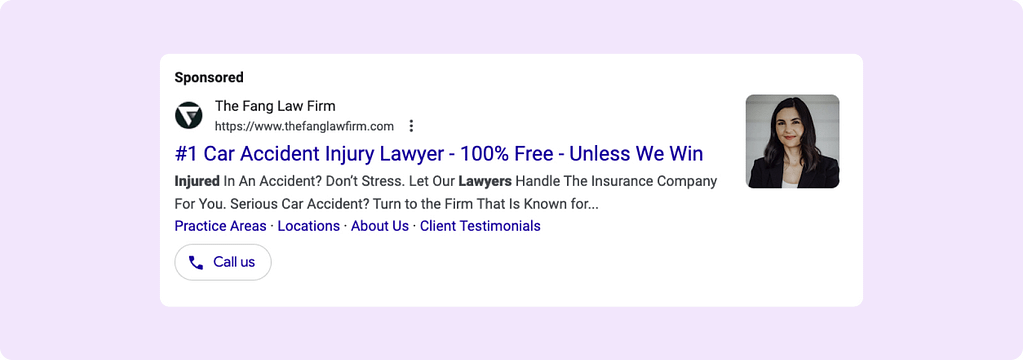 good google ad copy - example 3