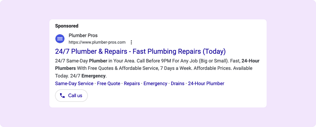 good google ad copy - example 5