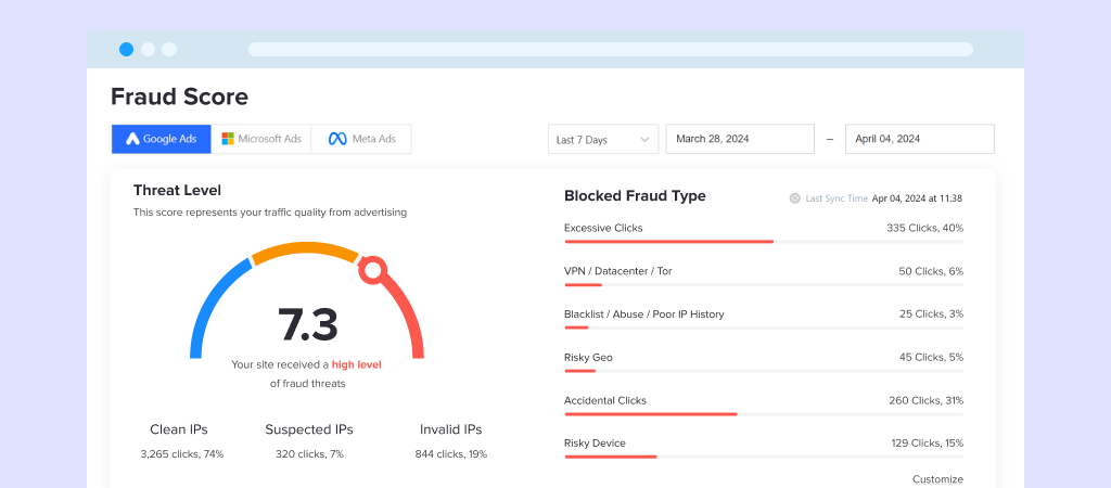 block fake clicks with fraud blocker