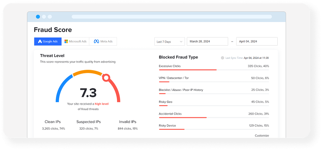 prevent click fraud with fraud blocker