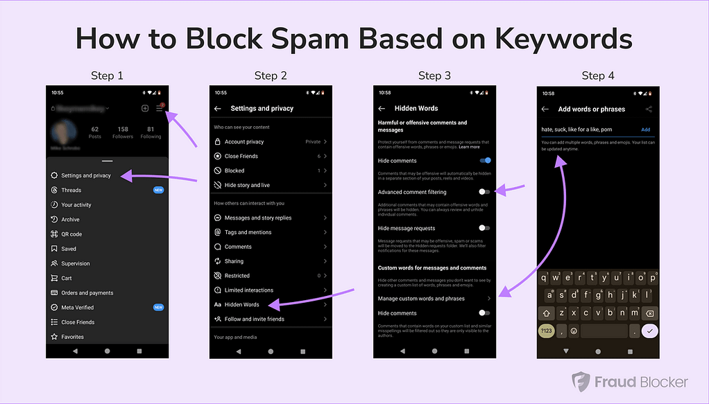 how to stop instagram spam bots 2