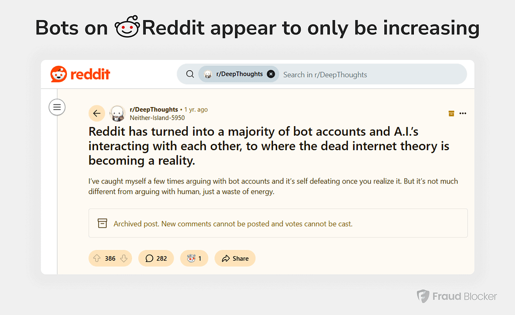 reddit bots are increasing