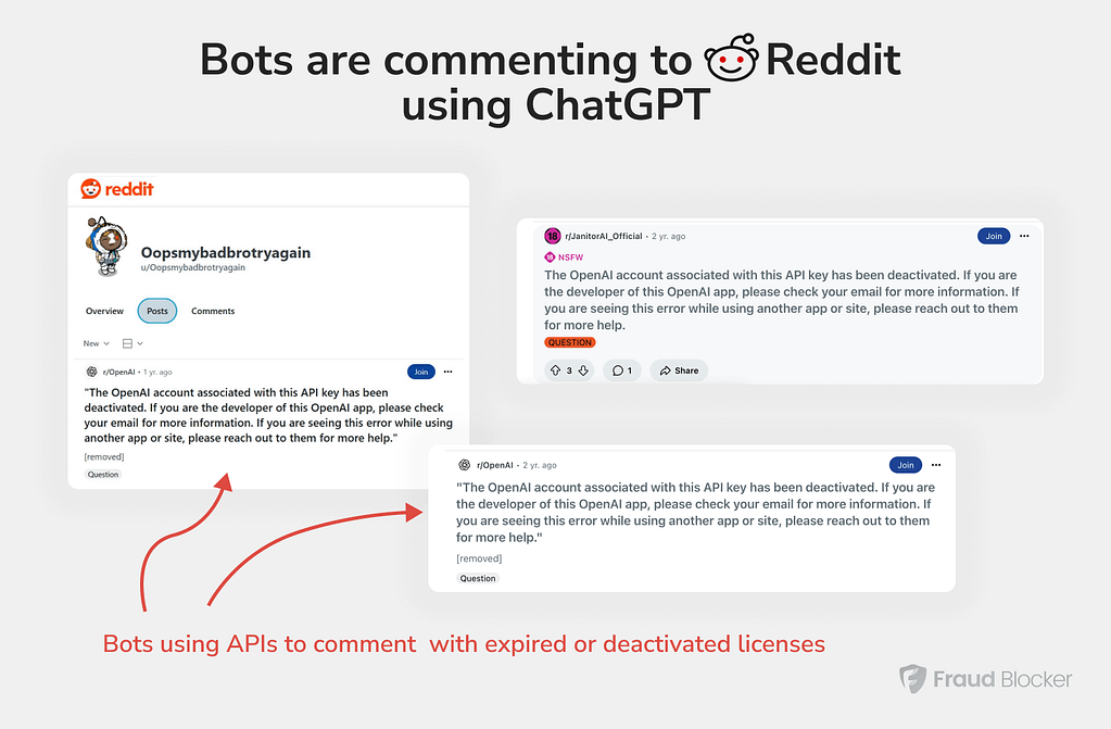 Reddit Bots are using ChatGPT and other APIs (1)