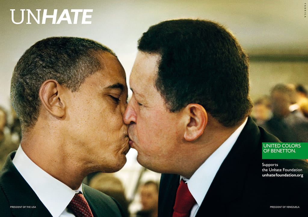 Benneton ad unhate campaign 2011 controversial ads