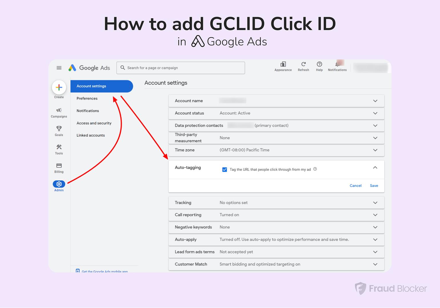 how to add gclid click id