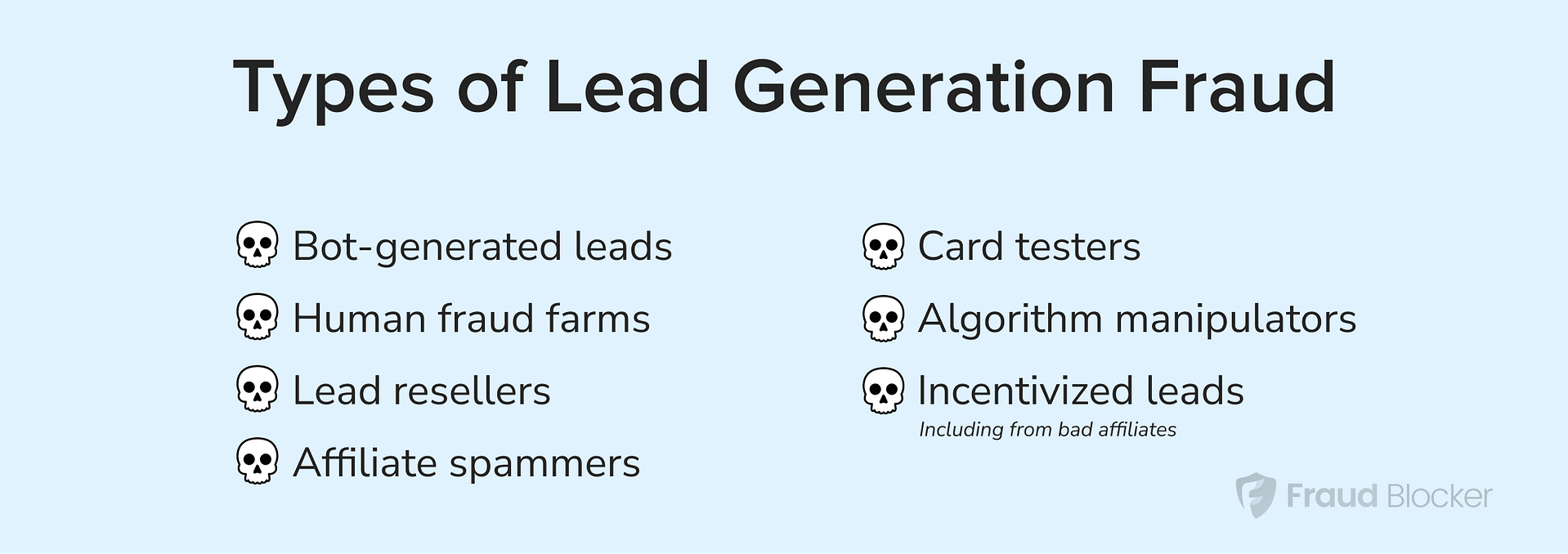 types of lead fraud in campaigns today