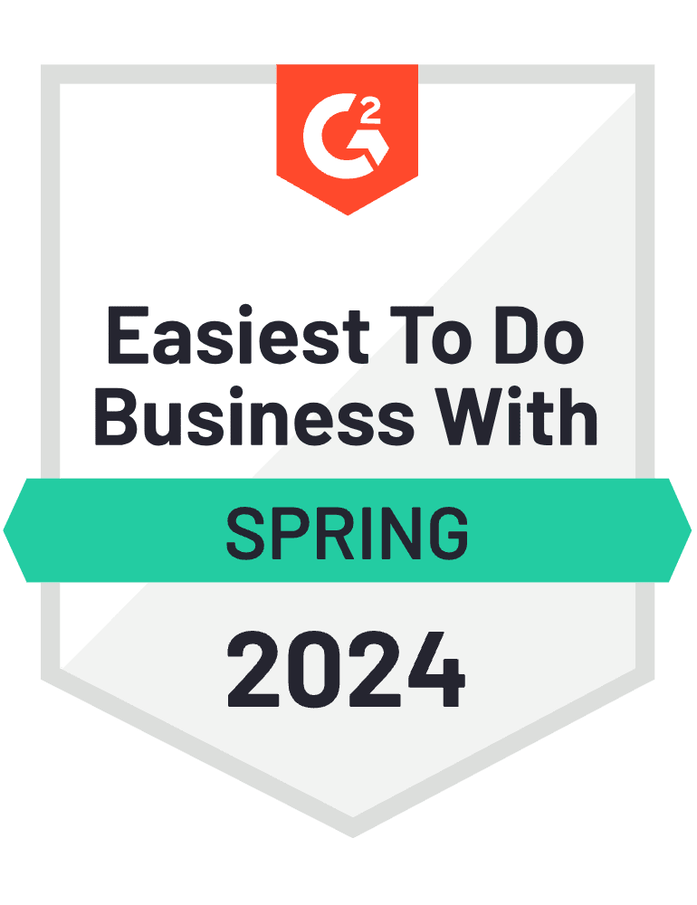 g2 award high performer easiest to do business with spring 2024