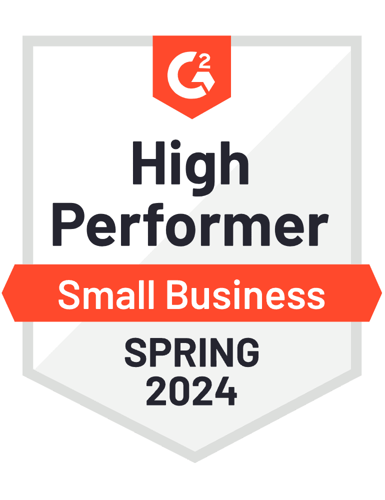 g2 award high performer small business spring 2024